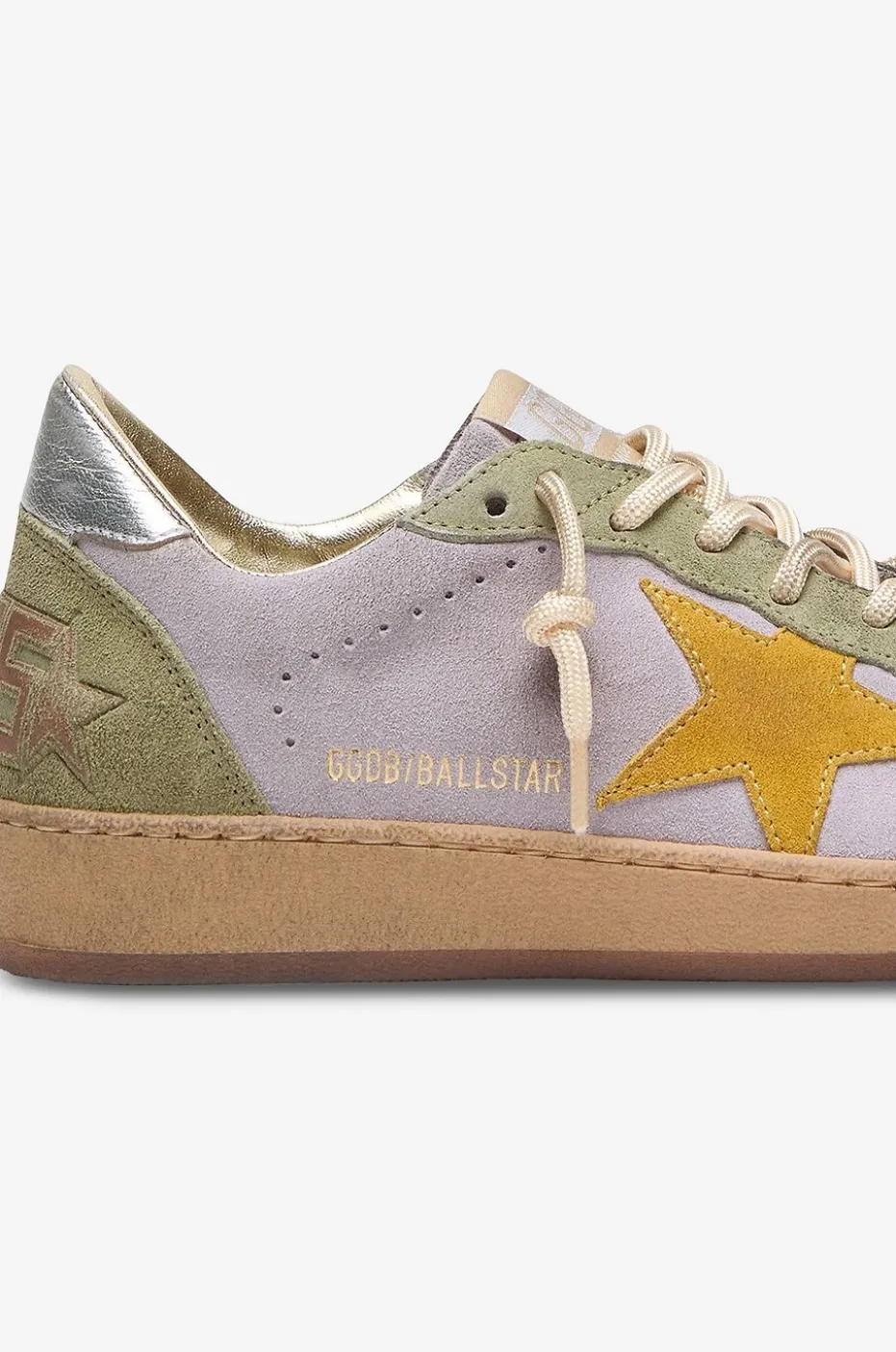Flache Wildleder-Sneakers Ball Star
