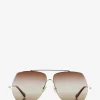 Fliegersonnenbrille aus Metall Aly