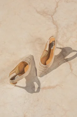Gehäkelte Slingback-Pumps Trieste 75