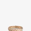 Gelbgold- und Diamantring Vintage Old