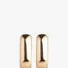 Gelbgoldcreolen Allday Polished Huggies 4mm