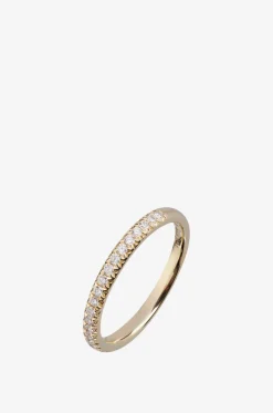 Gelbgold-Ring mit Diamanten Alliance