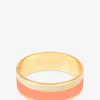 Geschlossener emaillierter Armreif Vaporetto - 20 mm - Orange Corail