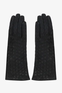 Gewebte Handschuhe aus Leder