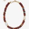 Glasperlenkette Umi Rust