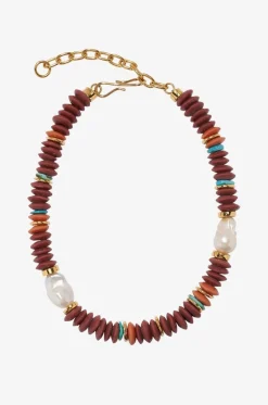 Glasperlenkette Umi Rust