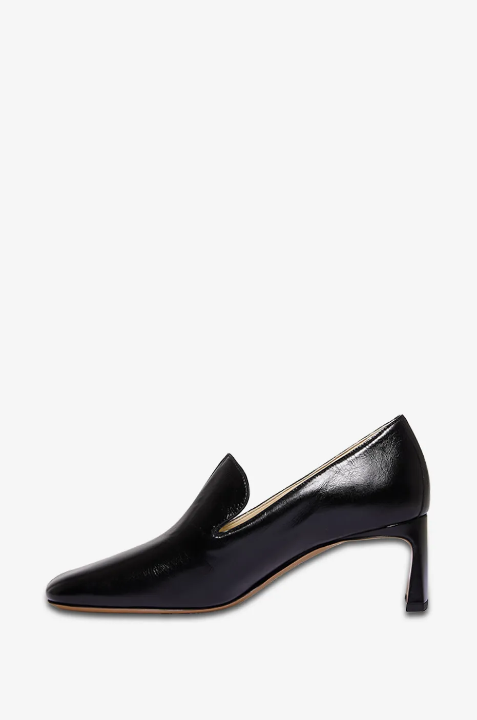 Glattledermokassins mit Absatz Club Loafer 60