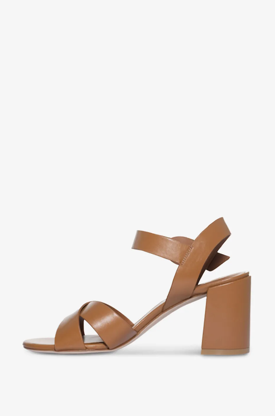 Glattledersandalen mit Blockabsatz Benni 75