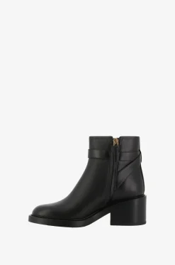 Glattleder-Stiefeletten mit Blockabsatz Marcie 45
