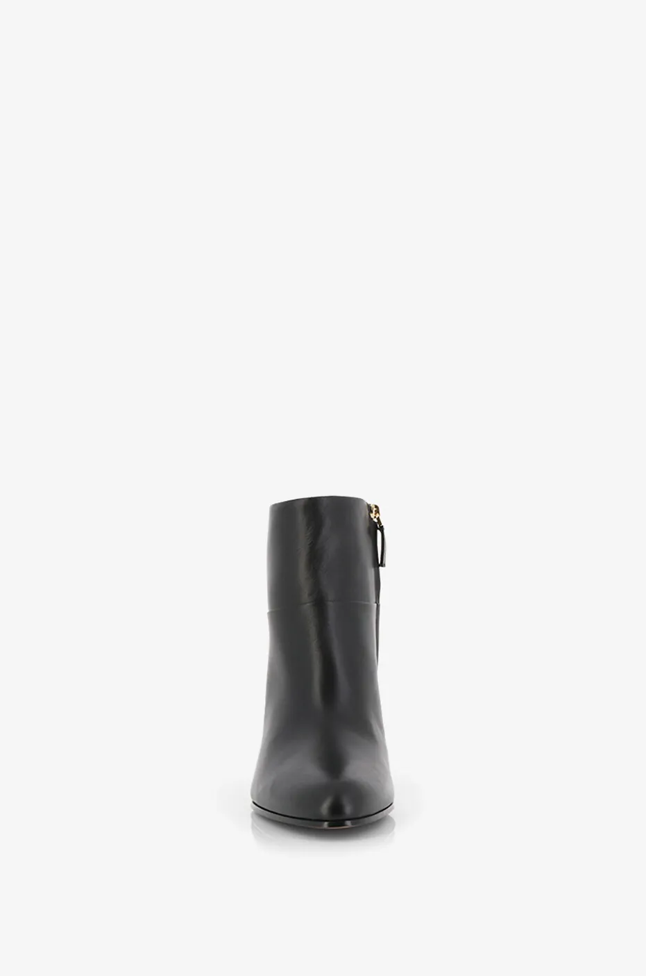 Glattleder-Stiefeletten mit Absatz Eve 90