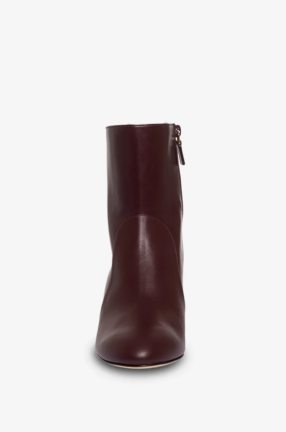 Glattleder-Stiefeletten mit schmalem Blockabsatz Babette 60