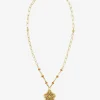 Goldene Halskette mit Strass Moonstar