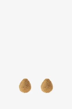 Goldene Ohrringe Drop