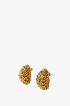 Goldene Ohrringe Drop