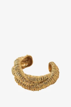 Goldene texturierte Manschette Nomad