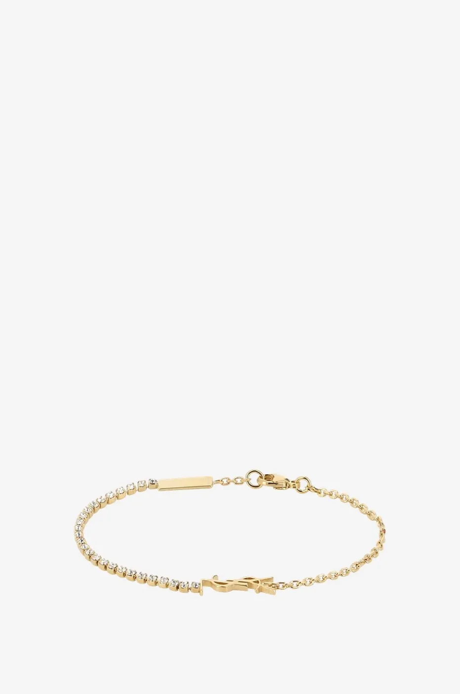 Goldenes Armband mit Strass Cassandre