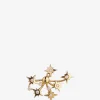 Goldohrringe mit Diamanten