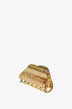 Haarklammer aus goldenem Metall Saint Laurent