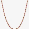 Halskette aus rosa Rubin Kamala