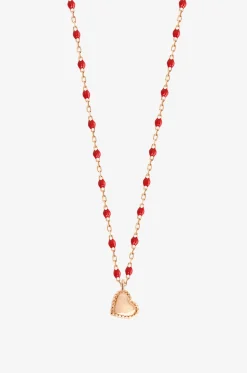 Halskette aus Roségold Lucky Coeur