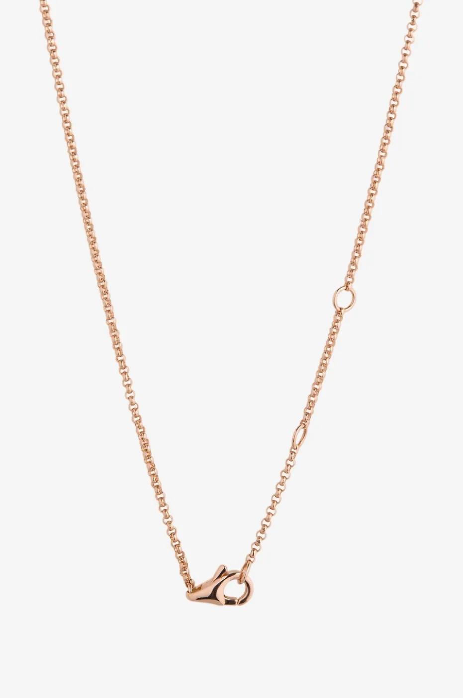 Halskette aus Roségold mit Diamanten Nod