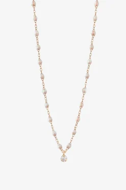 Halskette aus Roségold und Harz mit 1 Diamanten Gigi Suprême