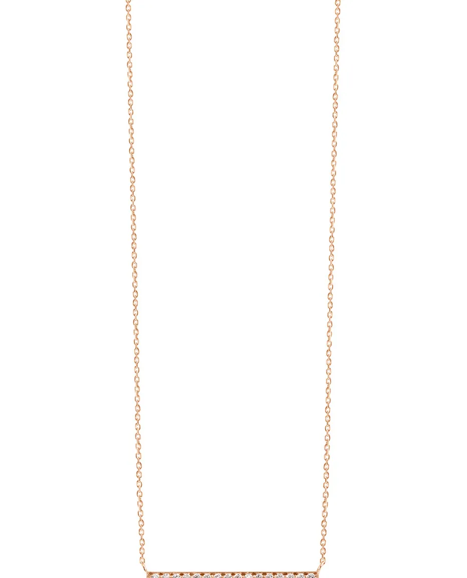 Halskette aus Roségold und diamanten Medellin