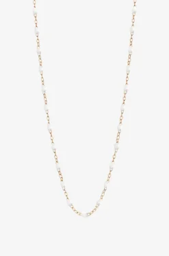 Halskette aus Roségold und Harz Classique Gigi