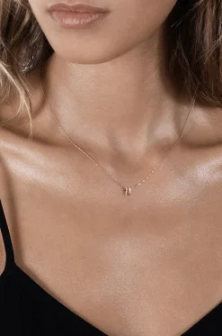Halskette aus Roségold und Diamanten Charlie