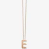 Halskette aus Roségold und Diamant Abécédaire E