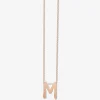 Halskette aus Roségold und Diamant Abécédaire M