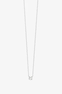 Halskette aus Weissgold und Diamant Valentine