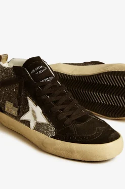 Hohe Glitter-Sneakers Mid Star