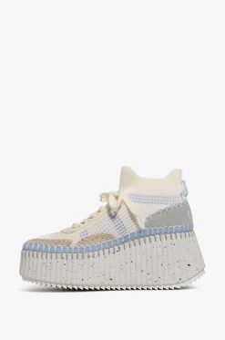 Hohe Keil-Sockensneakers Nama
