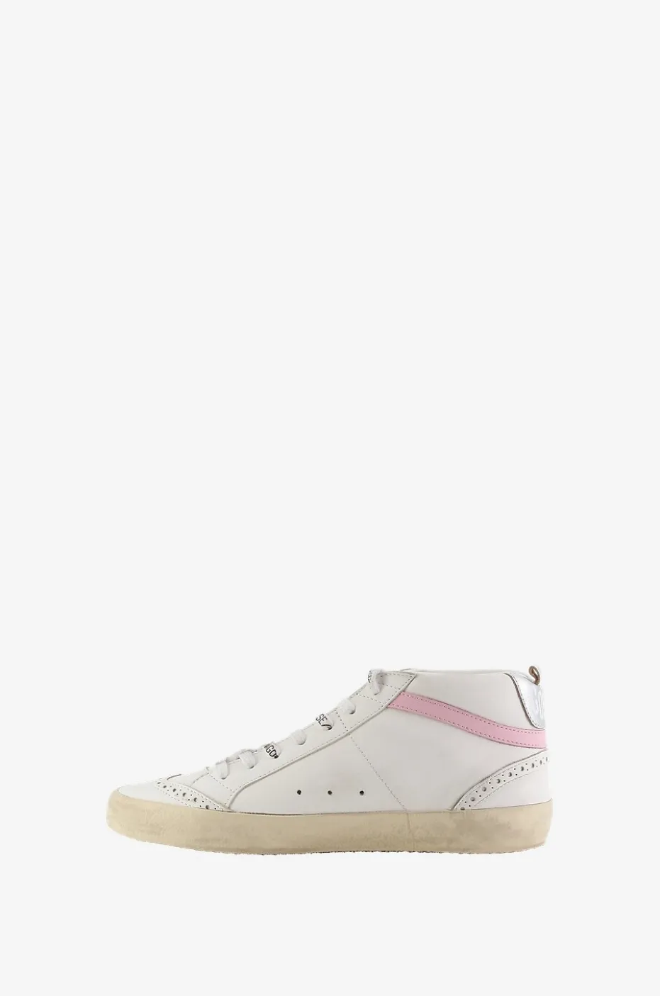Hohe Sneakers mit silbernem Stern Mid-Star