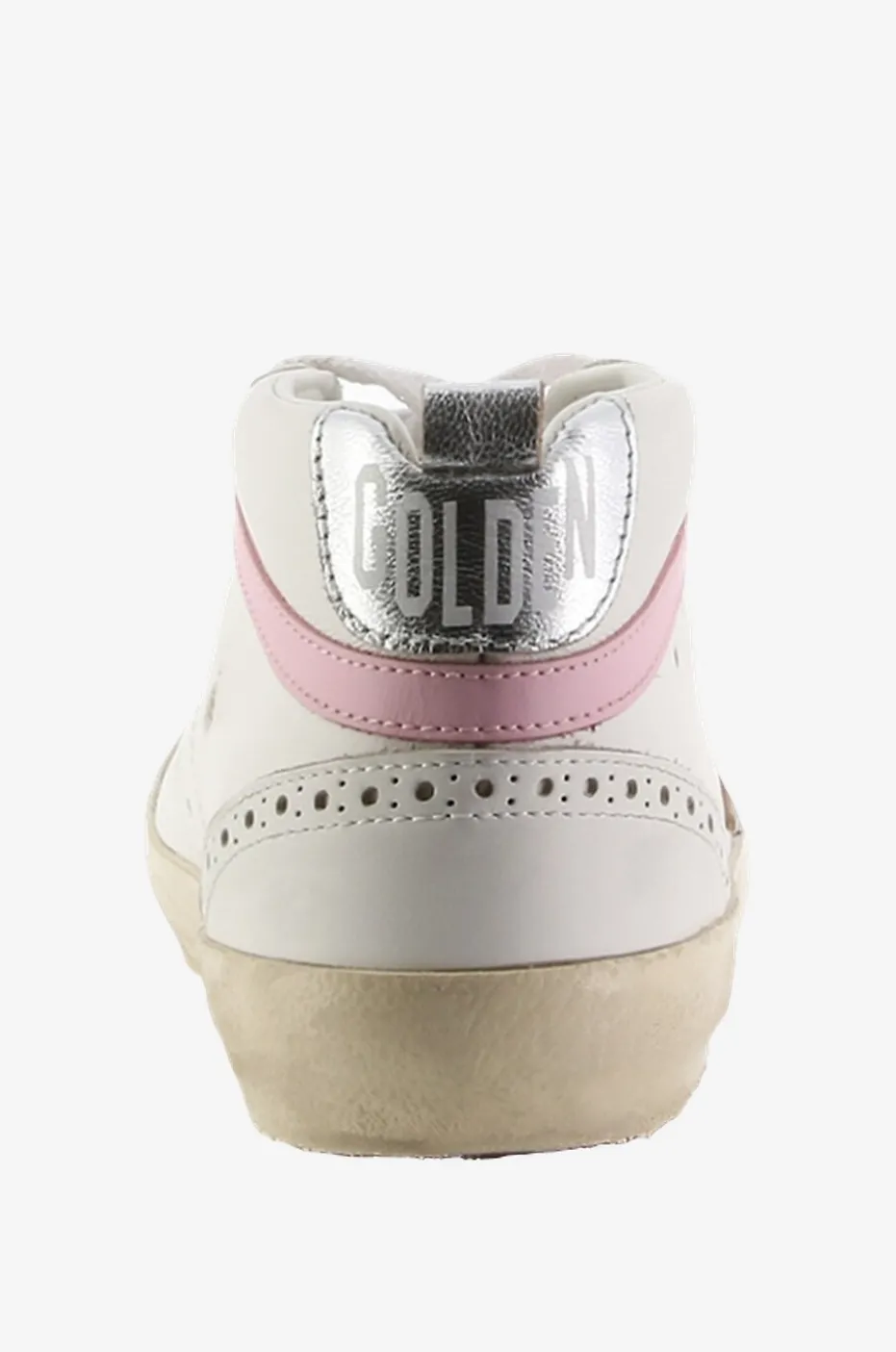 Hohe Sneakers mit silbernem Stern Mid-Star