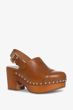 Keil-Clogs aus Glattleder Jeannette 80
