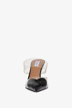 Keilpantoletten aus Lackleder Le Cœur 90