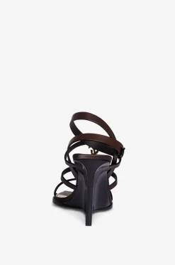 Keilsandalen aus Glattleder Cassandre 80