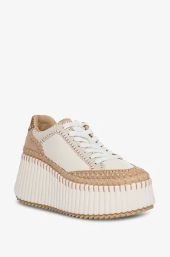 Keilsneakers aus Leder Nama