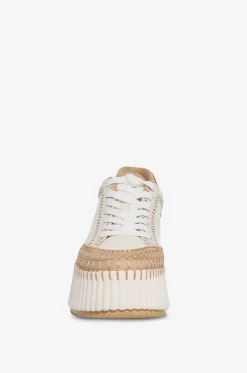 Keilsneakers aus Leder Nama