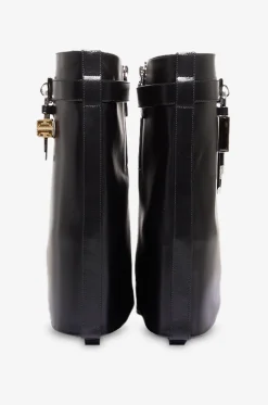Keilstiefeletten aus Kalbsleder Shark Lock 90