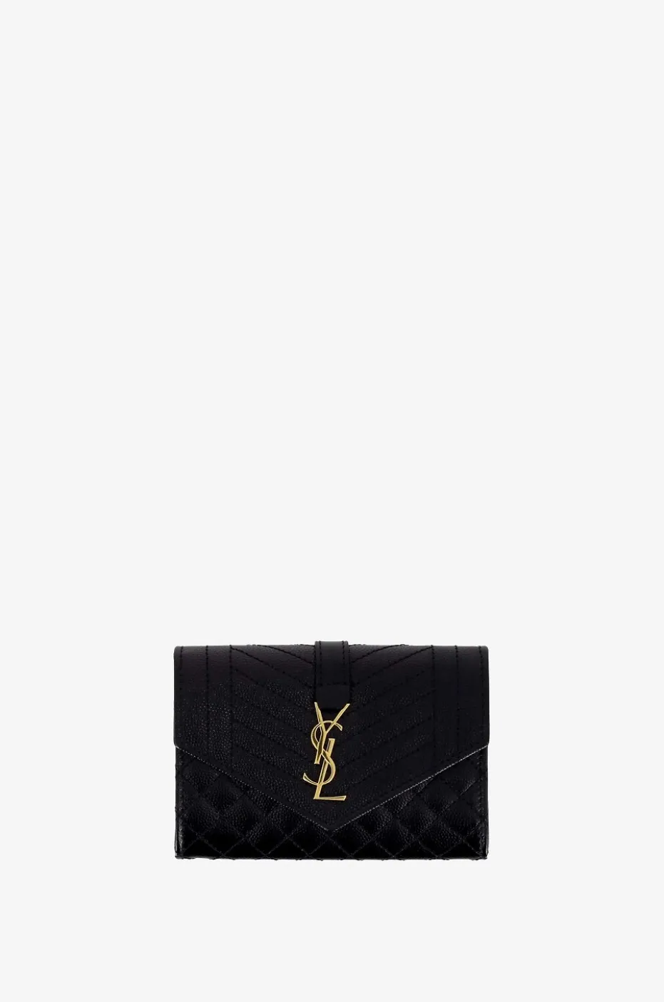 Kleine Brieftasche aus Grain de Poudre-Leder Monogram Mix Matelassé