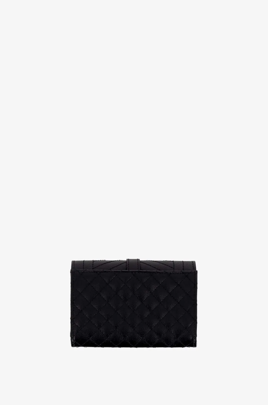 Kleine Brieftasche aus Grain de Poudre-Leder Monogram Mix Matelassé