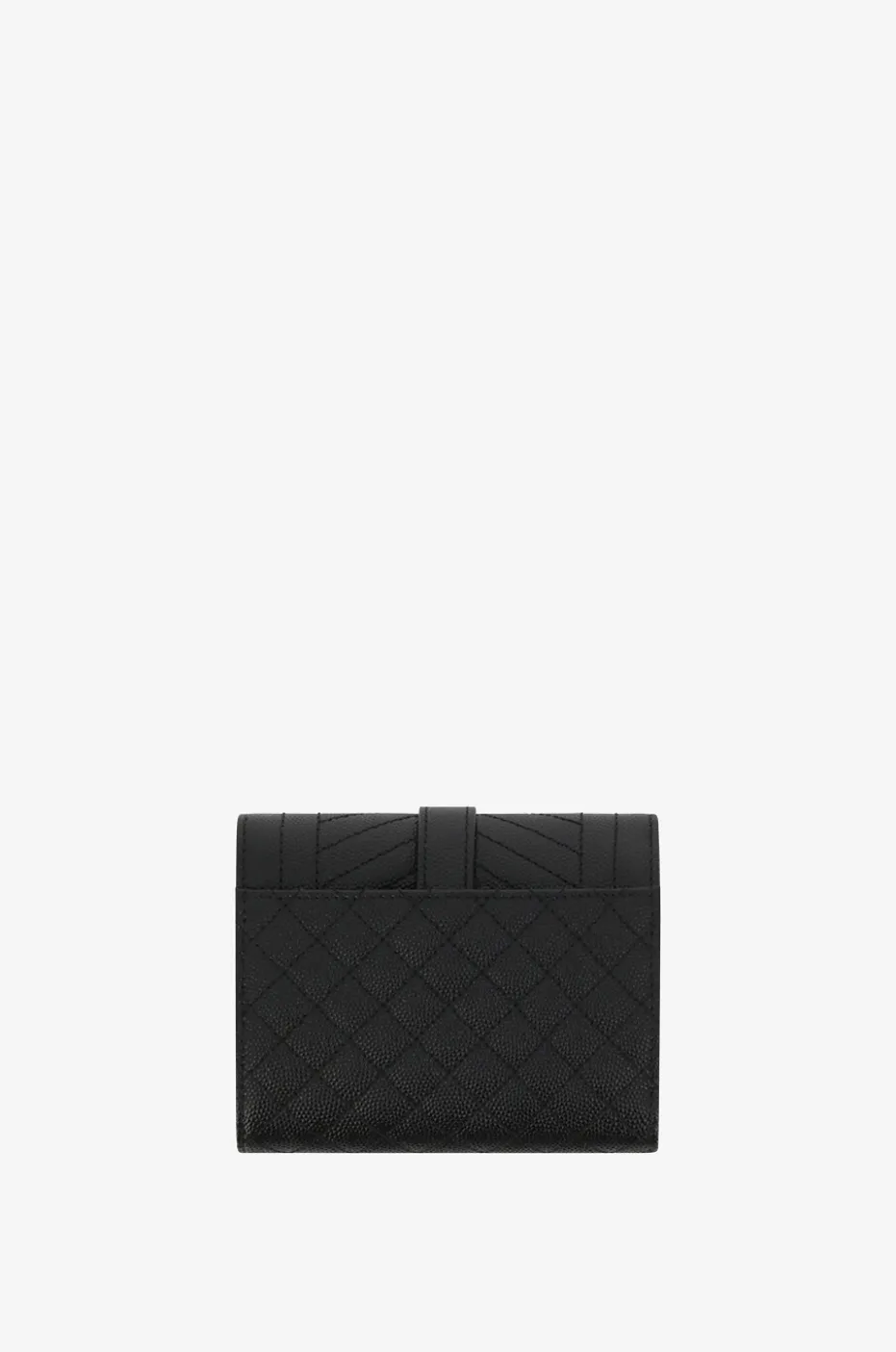 Kleine Brieftasche aus Grain-de-Poudre-Leder Cassandre Mixed Matelassé
