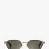 Kleine sechseckige Metallsonnenbrille GG Marmont