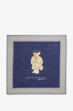 Kleines Halstuch aus Wolle und Seide Fall Polo Bear