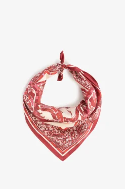 Kleines Seidentwill-Halstuch Mini Foulard Cobra Placée