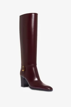 Kniehohe Glatlederstiefel Julia 70
