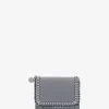 Kompakte Brieftasche aus Kunstwildleder Falabella Shaggy Deer